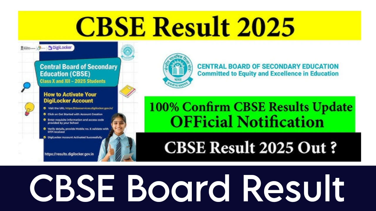 CBSE Board Results 2025: CBSE Board announced by 10th and 12th results, girls won Cbse.nic.in CBSE Board Result
